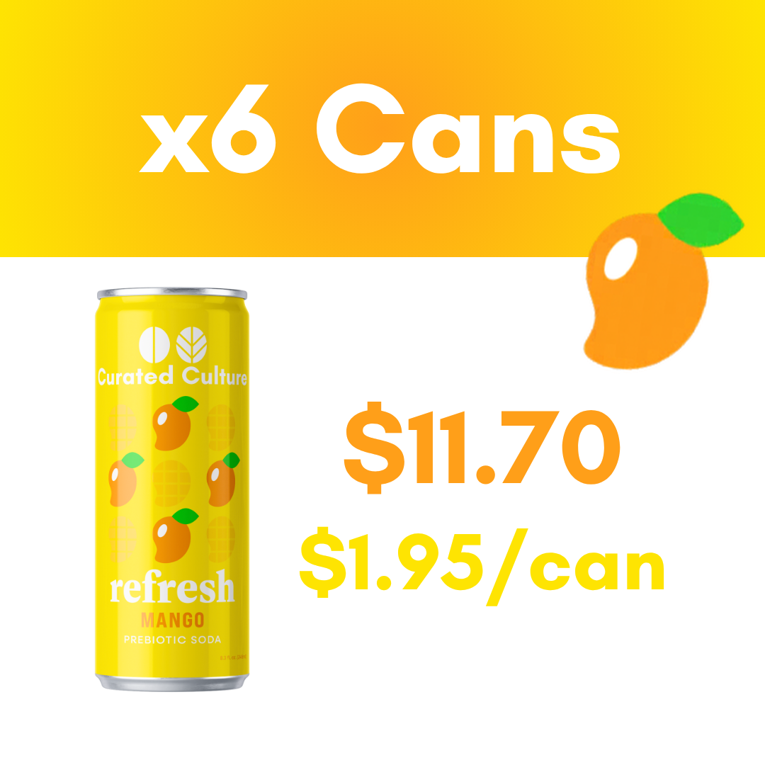 Refresh Mango Prebiotic Soda