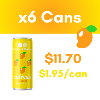 Refresh Mango Prebiotic Soda