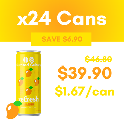 Refresh Mango Prebiotic Soda