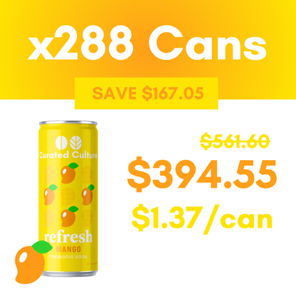 Refresh Mango Prebiotic Soda