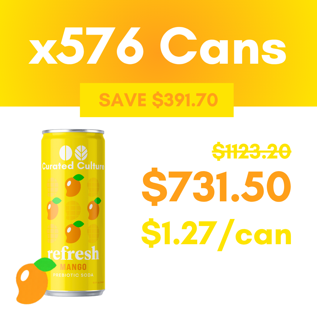 Refresh Mango Prebiotic Soda