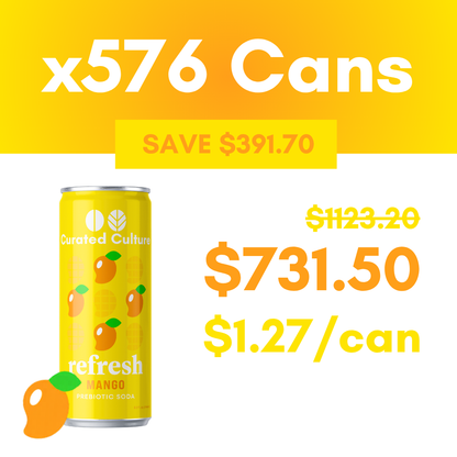 Refresh Mango Prebiotic Soda
