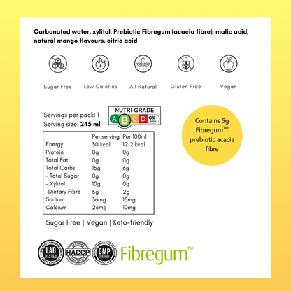 Refresh Mango Prebiotic Soda