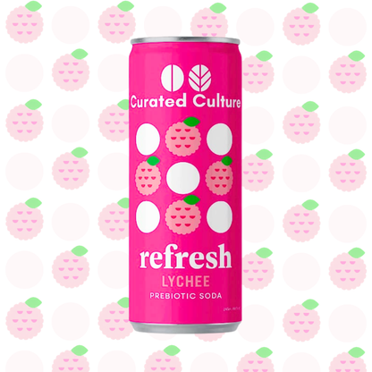 Refresh Lychee Prebiotic Soda